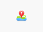 Map Icon osx android mac os os x google map map ui painting ui icon photoshop zklm0000