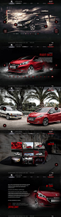 GTi is back! - Peugot 208 GTI website by Kuba Bogaczyński (Charakterny) via Behance http://208gti.peugeot.pl/