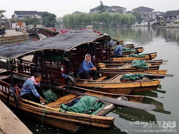 世博会那一年去上海，大雨滂沱 锦溪古镇,...