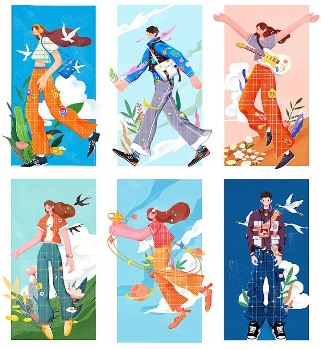 最近一些扁平插画作品（四）插画商业插画 (3)图片_插画图片素材-花瓣网