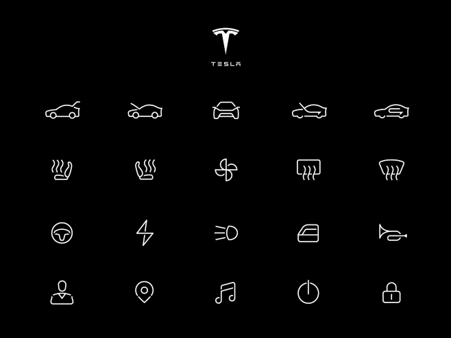 Tesla Model 3 App ic...