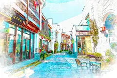 步行街手绘效果图  - 源文件下载【酷图网】商业街包装,地产商业街,商铺画面,商铺门头包装,商铺门头,商铺门面广告,地产商铺包装,超市商业包装,商铺门面贴,商铺玻璃贴,商铺橱窗,商铺展示,商业招牌,商业门面,手绘街景,场景,商铺包装,玻璃贴,房地产,地产,商业街手绘,商业中心,步行街,电脑手绘,鼠绘效果图,立体效果图,三维效果图,景观效果图,