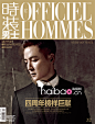 吴彦祖登《时装男士L'Officiel Hommes》杂志10月号封面，霸气型男侧脸迷人！