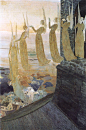 The Athenaeum - Evening Bells (Carlos Schwabe - )