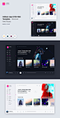时尚高端音乐Music App UI Kits Web设计模板（Sketch，Photoshop，Adobe Xd，Figma）