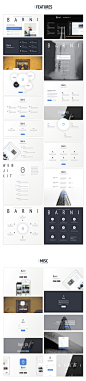 一套企业网站模板UI组件下载 Barni UI Kit_v6设计素材-高品质psd素材,矢量素材,高清图片,设计资源下载