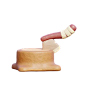烧烤 3D 图标