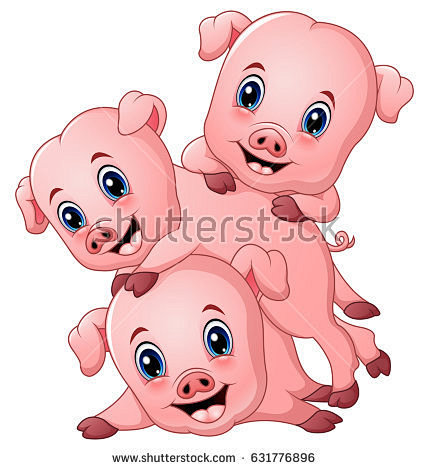 Three little pig car...