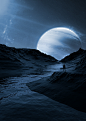 3D art fantasy galaxy Landscape planet Render SCFI SKY Space 