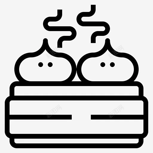点心包包子图标高清素材 中国 包子 点心 蒸熟 icon 标识 标志 UI图标 设计图片 免费下载 页面网页 平面电商 创意素材-花瓣网