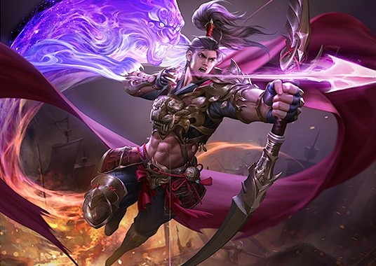 三国杀传说皮肤diy玄弓上阵夏侯霸