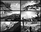 Composition thumbnails, Lorenzo Lanfranconi : Here some greyscale thumbnails I did some months ago. I was just searching for some compositions for a personal project. Need to find the way to accelerate and refine the process.