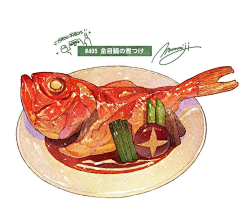 沐沐_MUMU/采集到【插画】美食