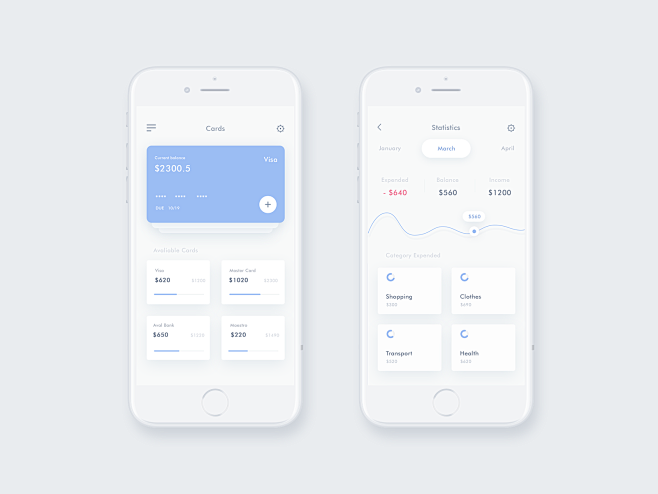 Wallet app dribbble ...