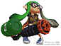 #Splatoon# 大型更新时将会追加的新主武器类型“加特林”。这把武器经过一定时间的蓄力之后，通过旋转可以高速连射出大量的墨水。虽然欠缺机动性，但一旦开始射击，子弹数量和射程长度足以压倒对手。