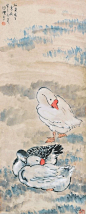 徐悲鸿画的鹅