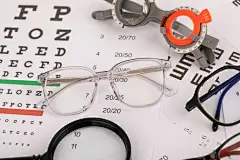 近视眼镜护眼爱眼日近视眼摄影图