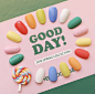 Estemio韩国专业美甲品牌马卡龙色VERY GOOD NAIL GOOD DAY甲油胶-淘宝网