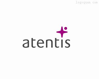 标志说明：atentis医疗咨询logo...