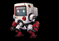 animation  game graphics mobile model person spine 2D robot