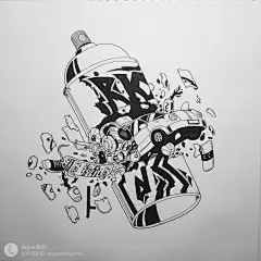 插画 黑白 涂鸦 创意 手绘