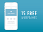 15 free wireframes by ali griffin in 50个精彩的8月出炉的免费设计资源