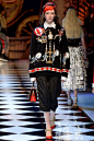 Dolce & Gabbana 2016秋冬全时装秀 时尚圈 展示 设计时代网-Powered by thinkdo3