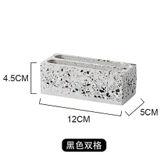 水磨石厂家 直销名片展示架 名片座个性创意商务收纳大容量名片盒