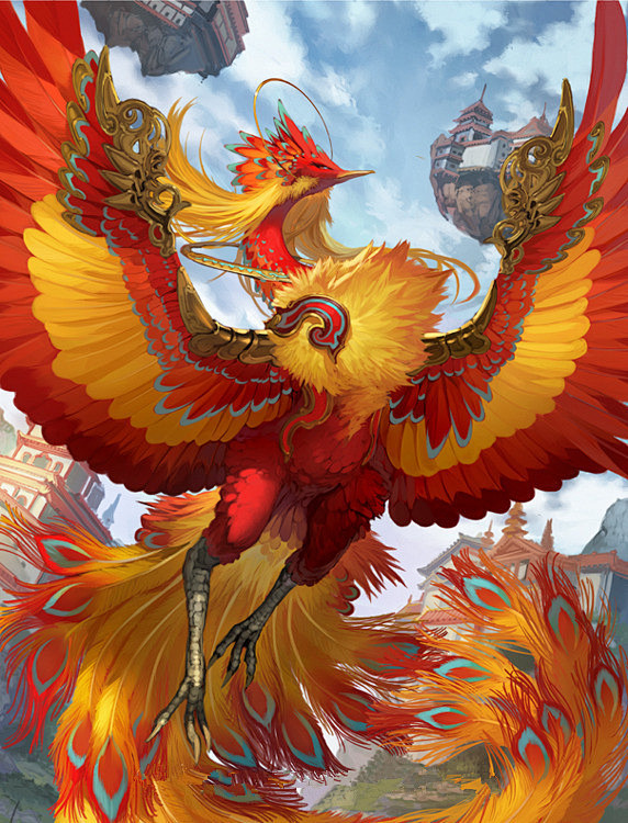 涅盘的不死鸟重生