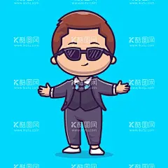 富人富商戴墨镜男人  - 源文件下载【酷图网】富人,富商,有钱人,西装男,戴墨镜男人,商人,白领,上班族,男人,矢量男人,卡通男人,手绘男人,男人插画,可爱男人,Q版男人,卡通人物,手绘人物,人物插画,Q版人物,可爱人物,休闲人物,娱乐人物,青少年