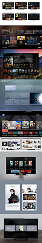 1.1万张智能电视TV界面设计图片参考机顶盒UI智能终端smart tv-淘宝网