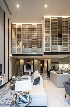 泰国封闭式公寓住宅 Quarter 31 Residence / makeAscene :   makeAscene：这个封闭式住宅由20个单元组成，中央绿树葱茏。车辆的流通与物业服务区一起隐藏在花园下方的地下室里。 makeAscene：Gated residence. Comprises of 20 units with lush central greenery in the middle. The Vehicular circulat...