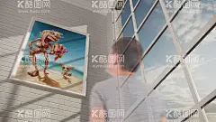 海报样机  - 源文件下载【酷图网】psd分层,智能图像,vi设计,品牌设计,样机,海报,效果图,
