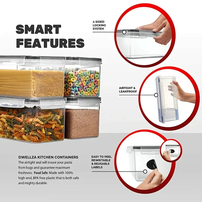 3 2l Airtight Food S...