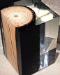 矮凳树脂木墩艺术风格凳子设计师作品木墩水晶胶定制墩子-淘宝网