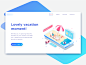 Lovely vacation landing page