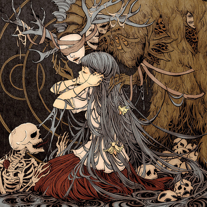 不听不看不说妖怪系列密集恐惧症古戈力