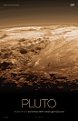 Pluto Poster - Version B | NASA Solar System Exploration : Version B of the Pluto installment of our solar system poster series.