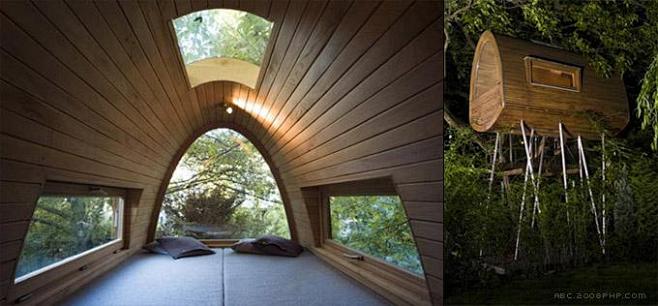 让人惊叹的木材机构房屋建筑设计---酷图...
