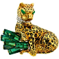 Cartier Panther and Emerald brooch