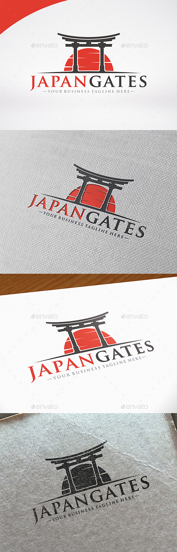 日本门标志模板——建筑标志模板Japan...