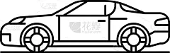 运动,轮廓,计算机图标,高雅,商务,汽车,华贵,交通,迅速,现代