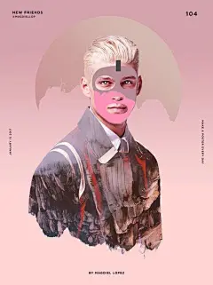 一天一张海报，他的设计惊艳了一整年..._Magdiel : 美国德克萨斯州的插画家、设计师Magdiel Lopez发起一个自我挑战的项目：每天创作一张海报（Creating a Poster Everyday）。长时间累积下来，他已经完成了数百件丰富多彩的海报…