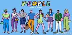 YOU ARE SOMEONE SPECIAL #people插画展... 来自喜乐宝宝芽 - 微博