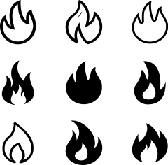 火焰图标
