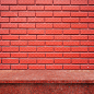 Concrete Shelves on Brick Wall from Background Chiang Mai 3 Apr 16-75