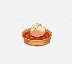 汤盆里的小鸡 食物 元素 免抠png 设计图片 免费下载 页面网页 平面电商 创意素材