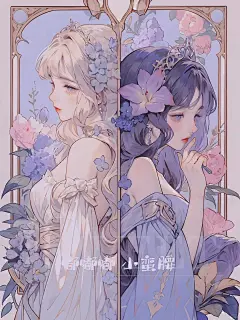 337十二月花神 _ 二月鸢尾花 _ vol03_1_嘟嘟嘟小蛮腰（接定）_来自小红书网页版