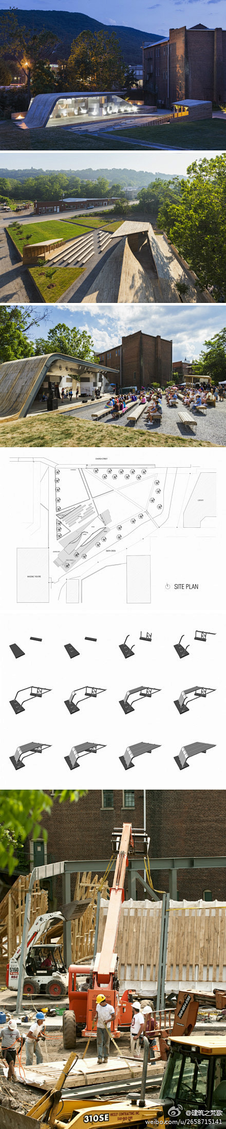 弗吉尼亚理工大学共济会露天剧场，buil...