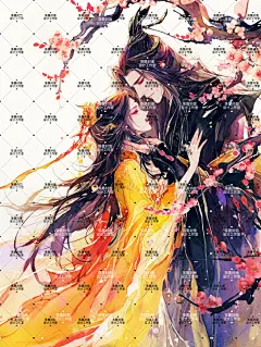 AI版权图古风男女297